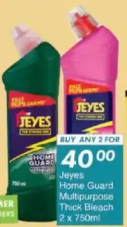 President Hyper Jeyes Home Guard Multipurpose Thick Bleach offer