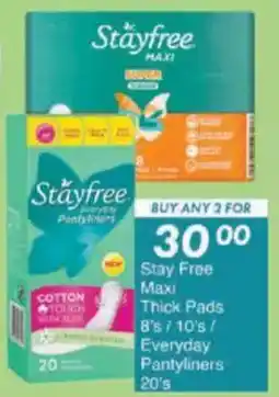 President Hyper Stay Free Maxi Thick Pads/ Everyday Pantyliners offer