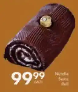 President Hyper Nutella Swiss Roll offer