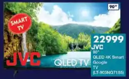 President Hyper JVC 90" QLED 4K Smart Google TV offer