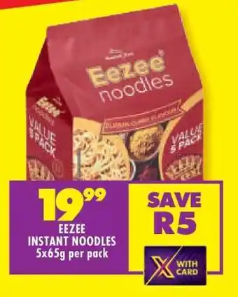 Shoprite EEZEE INSTANT NOODLES offer