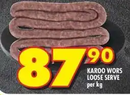 Shoprite KAROO WORS LOOSE SERVE offer