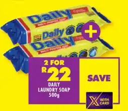 Shoprite DAILY LAUNDRY SOAP 500g offer