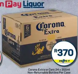 Pick n Pay Hypermarket Corona Extra or Cero 24 x 355ml offer