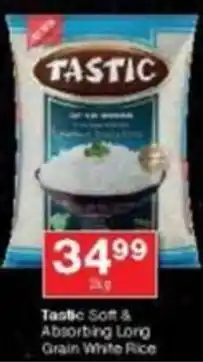 Checkers Tastic Soft & Absorbing Long Grain White Rice offer