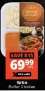 Checkers Spice Butter Chicken offer