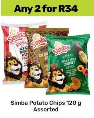 Game Simba Potato Chips Assorted offer