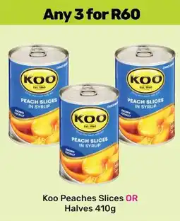 Game Koo Peaches Slices OR Halves offer