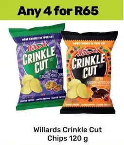 Game Willards Crinkle Cut Chips offer