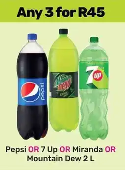 Game Pepsi OR 7 Up OR Miranda OR Mountain Dew offer