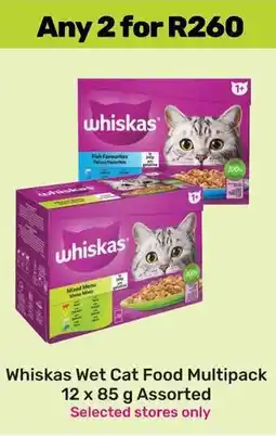 Game Whiskas Wet Cat Food Multipack Assorted offer