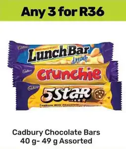Game Cadbury Chocolate Bars Assorted offer