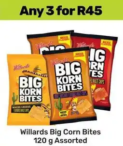 Game Willards Big Corn Bites Assorted offer