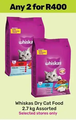 Game Whiskas Dry Cat Food Assorted offer