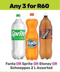 Game Fanta OR Sprite OR Stoney OR Schweppes Assorted offer