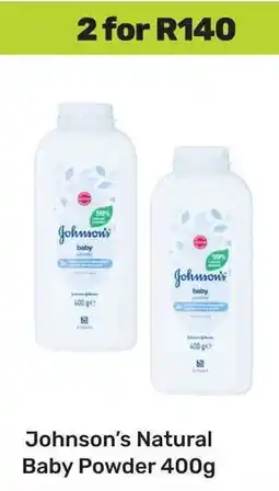 Game Johnson's Natural Baby Powder offer