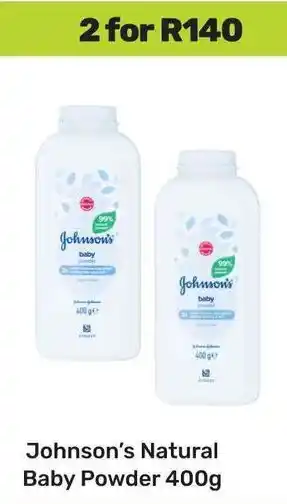 Game Johnson's Natural Baby Powder offer