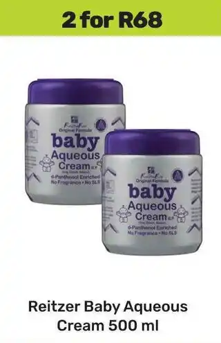 Game Reitzer Baby Aqueous Cream offer