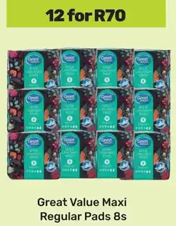 Game Great Value Maxi Regular Pads offer