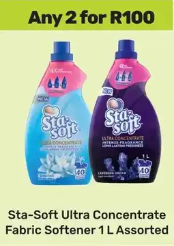 Game Sta-Soft Ultra Concentrate Fabric Softener Assorted offer
