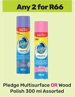 Game Pledge Multisurface OR Wood Polish Assorted offer