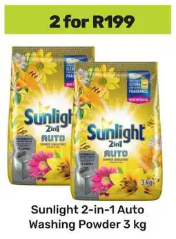 Game Sunlight 2-in-1 Auto Washing Powder offer