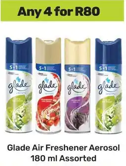 Game Glade Air Freshener Aerosol Assorted offer