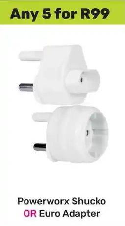 Game Powerworx Shucko OR Euro Adapter offer