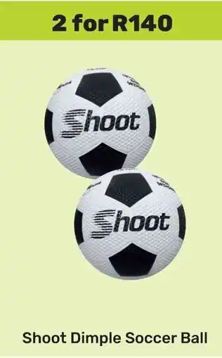 Game Shoot Dimple Soccer Ball offer