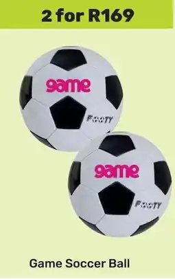 Game Game Soccer Ball offer