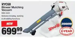Mica Ryobi Blower Mulching Vacuum offer