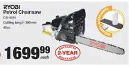 Mica Ryobi Petrol Chainsaw offer