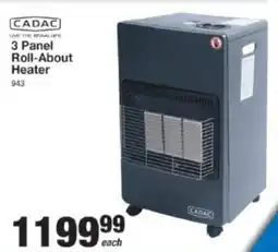 Mica Cadac 3 Panel Roll-About Heater offer