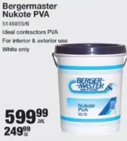 Mica Bergermaster Nukote PVA offer