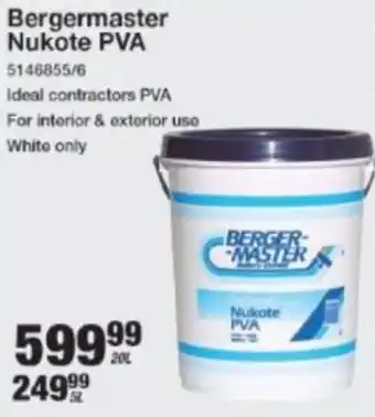 Mica Bergermaster Nukote PVA offer