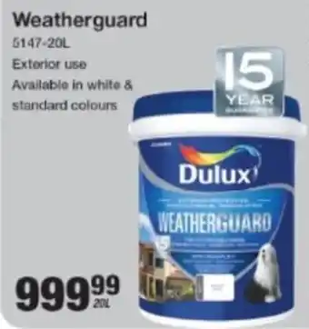 Mica Dulux Weatherguard offer