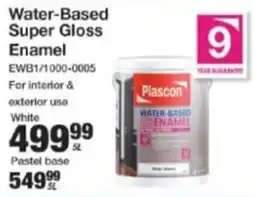 Mica Plascon Water-Based Super Gloss Enamel offer