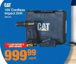 Mica CAT 18V Cordless Impact Drill offer