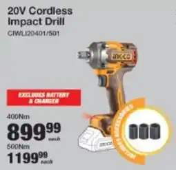 Mica INGCO 20V Cordless Impact Drill offer