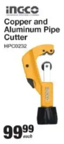 Mica INGCO Copper and Aluminum Pipe Cutter offer