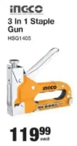 Mica INGCO 3 In 1 Staple Gun offer