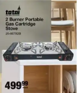 Mica Totai 2 Burner Portable Gas Cartridge Stove offer