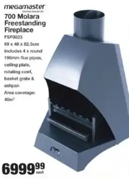 Mica Megamaster 700 Molara Freestanding Fireplace offer