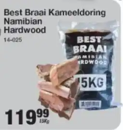 Mica Best Braai Kameeldoring Namibian Hardwood offer