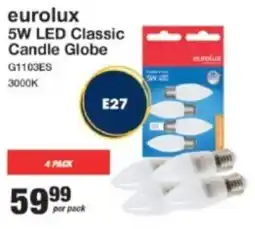 Mica Eurolux 5W LED Classic Candle Globe offer