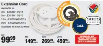 Mica Extension Cord offer