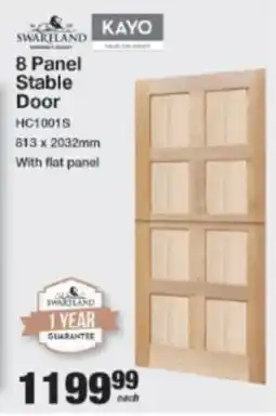 Mica Swartland 8 Panel Stable Door offer
