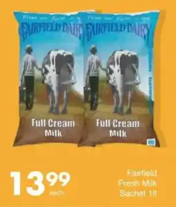 Save Hyper Fairfield Fresh Milk Sachet offer