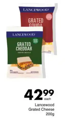 Save Hyper Lancewood Grated Cheese offer