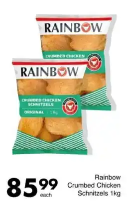 Save Hyper Rainbow Crumbed Chicken Schnitzels offer